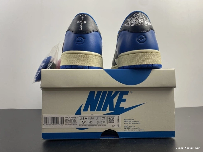 Scott 1 x Travis Fragment Jordan DM7866-140 Low Retro x Air Design 0806